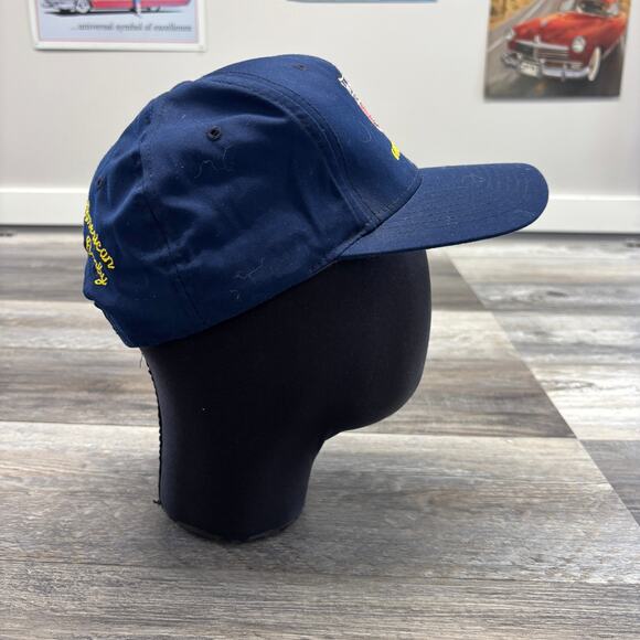 Vintage Y2k Good Year Tires Blue Yellow OS SnapbackTires 63rd Soapbox Derby Hat - Picture 4 of 7